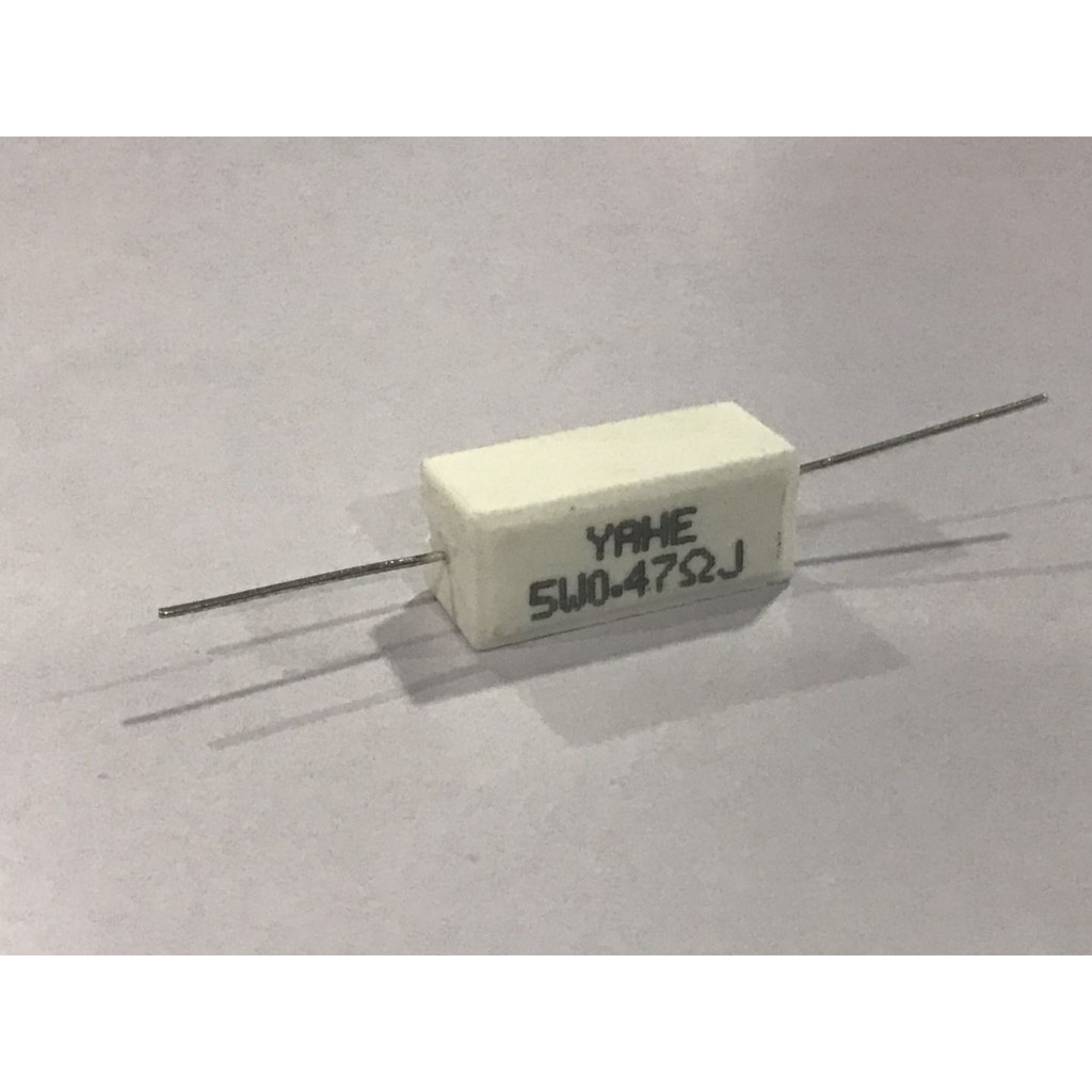 Ceramic Cement Resistors 5W .47 OHMS Shopee Philippines
