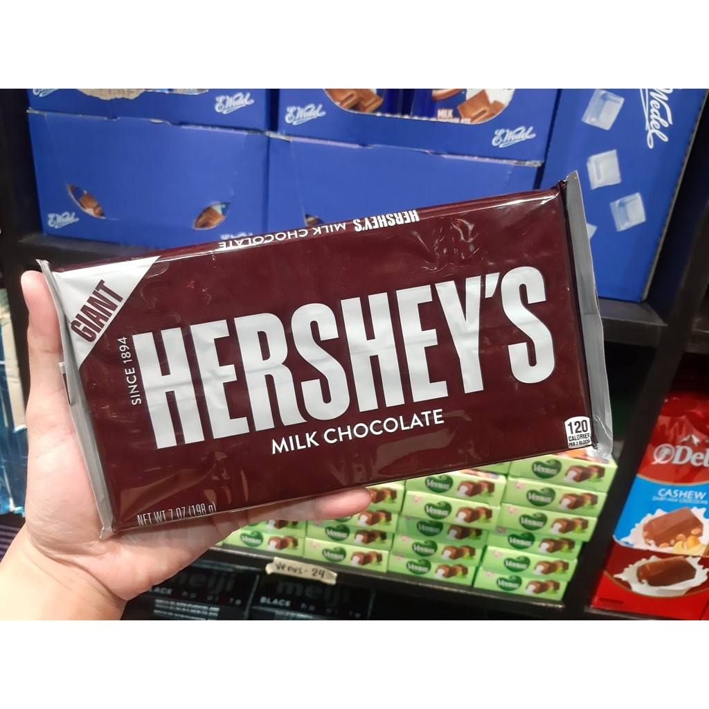 Giant Hershey's Milk Chocolate 198g | Shopee Philippines