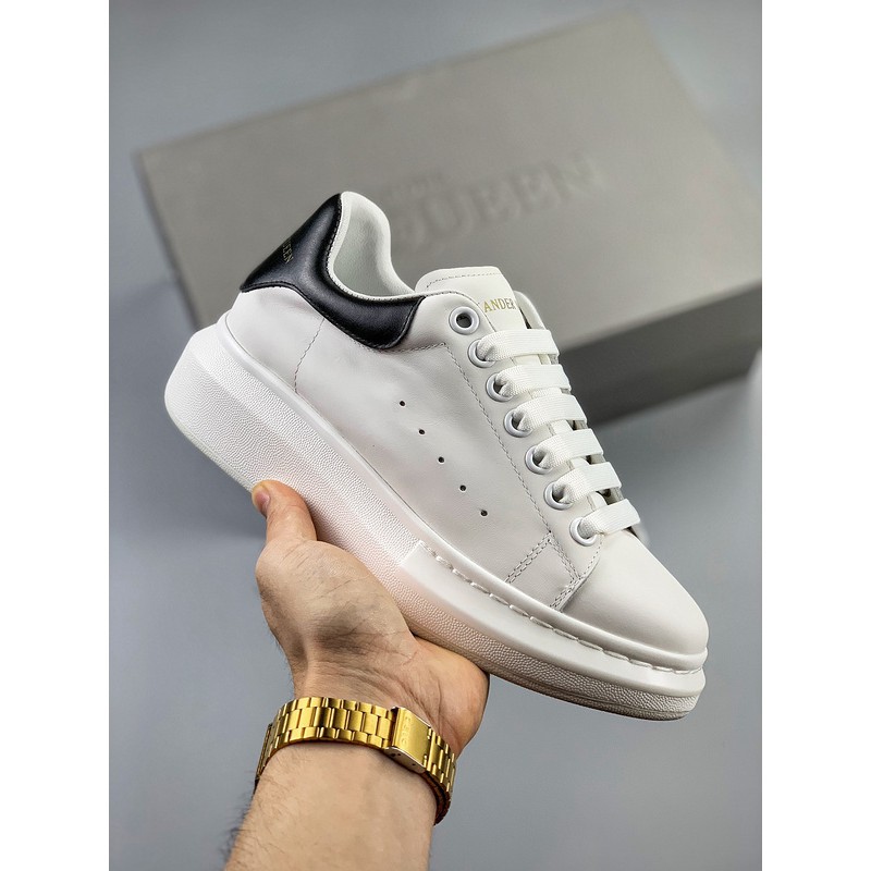 white and black alexander mcqueen sneakers