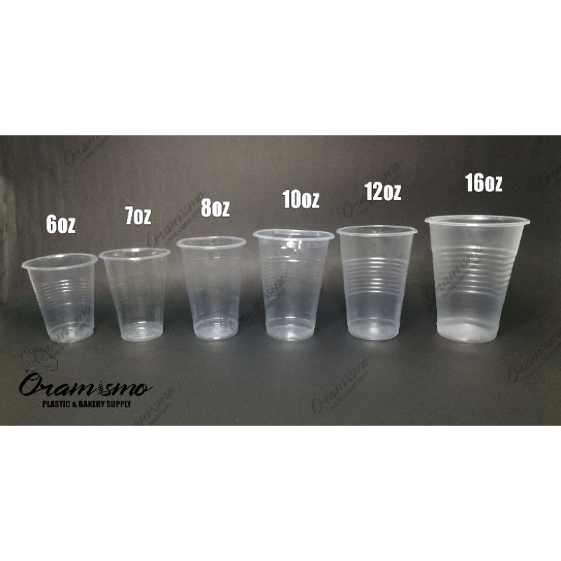 Clear Disposable Plastic Cups 50s 6oz 16oz Pinoy Shopee Philippines 1862