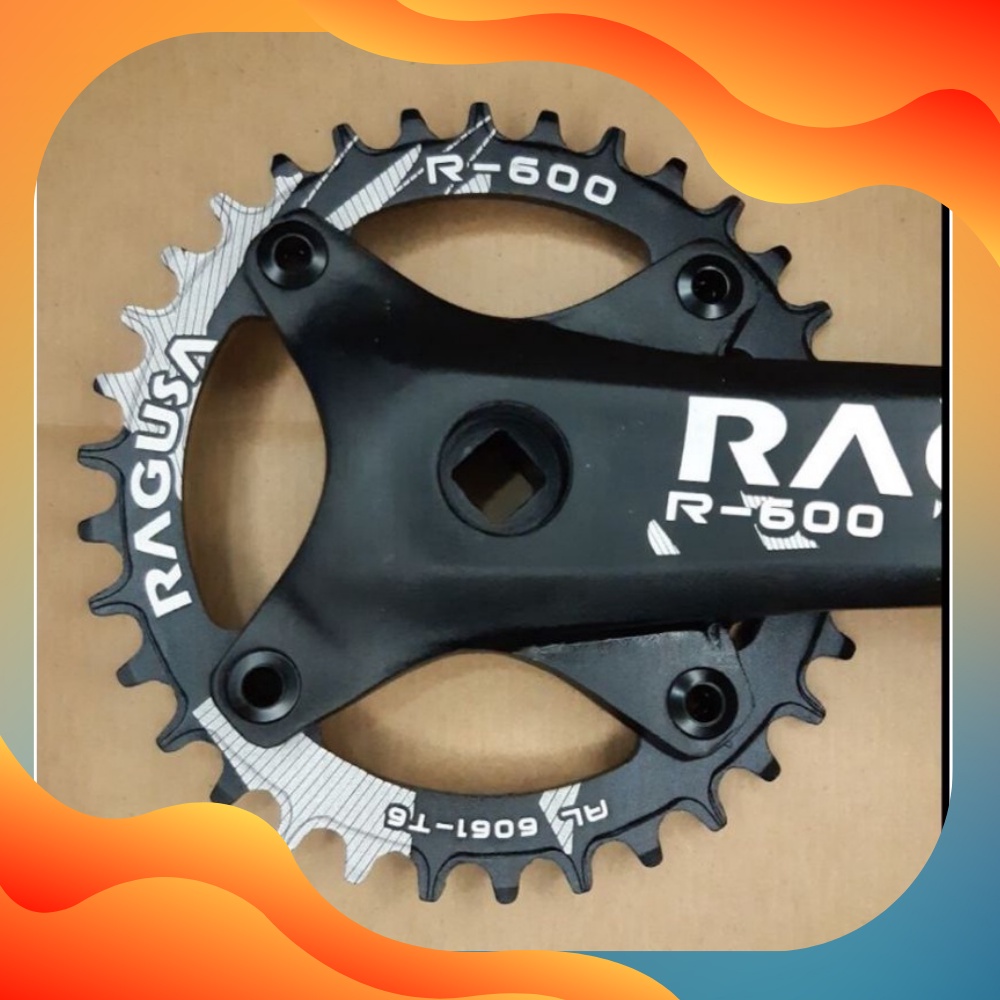 Ragusa R-600 1x Crank w/ Narrow Wide Removable 36T Chainring | Shopee ...