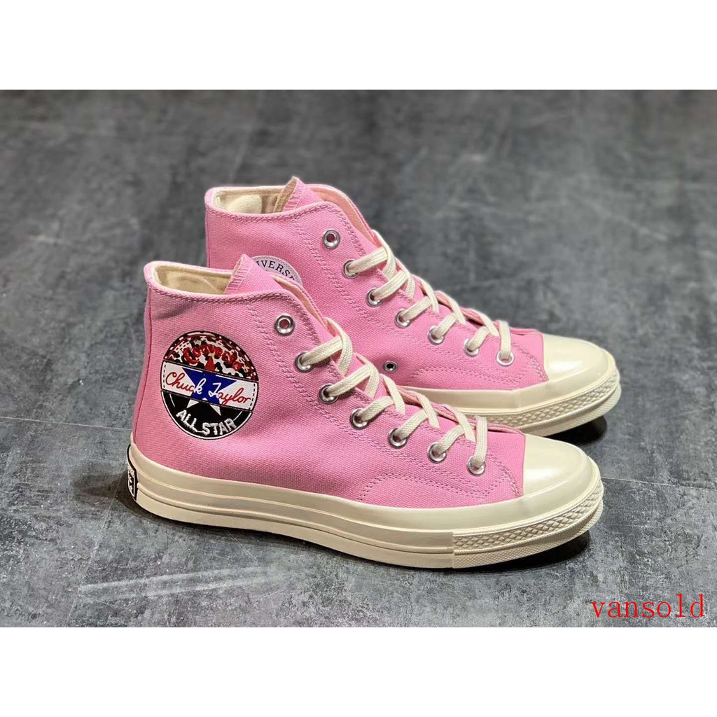 light pink canvas shoes