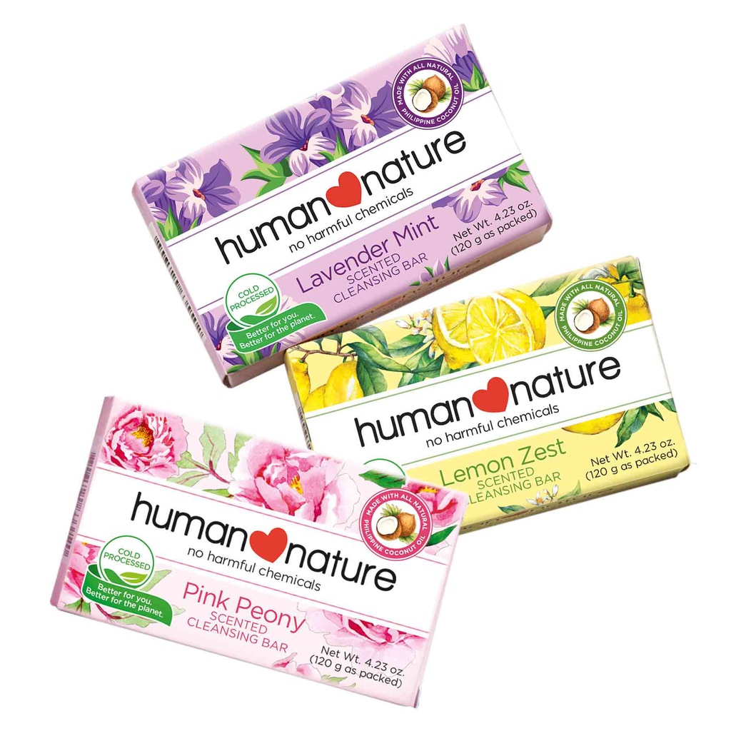 Human Nature Scented Cleansing Bar Soap 120g | Shopee Philippines