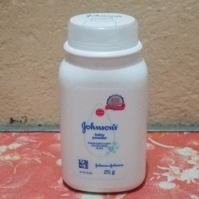 johnson baby powder white