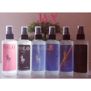 polo for men perfume scents (red, black, blue, sports, redwhiteblue, double black) 20% oil based