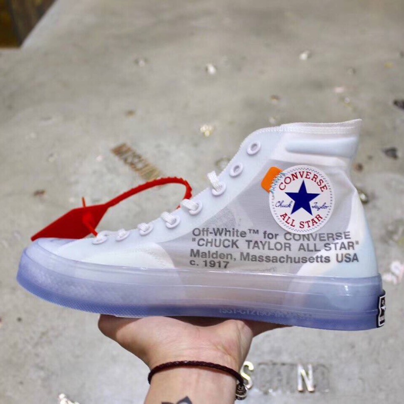 all star converse off white