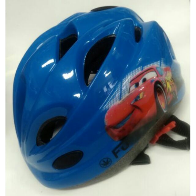 blue bike helmet