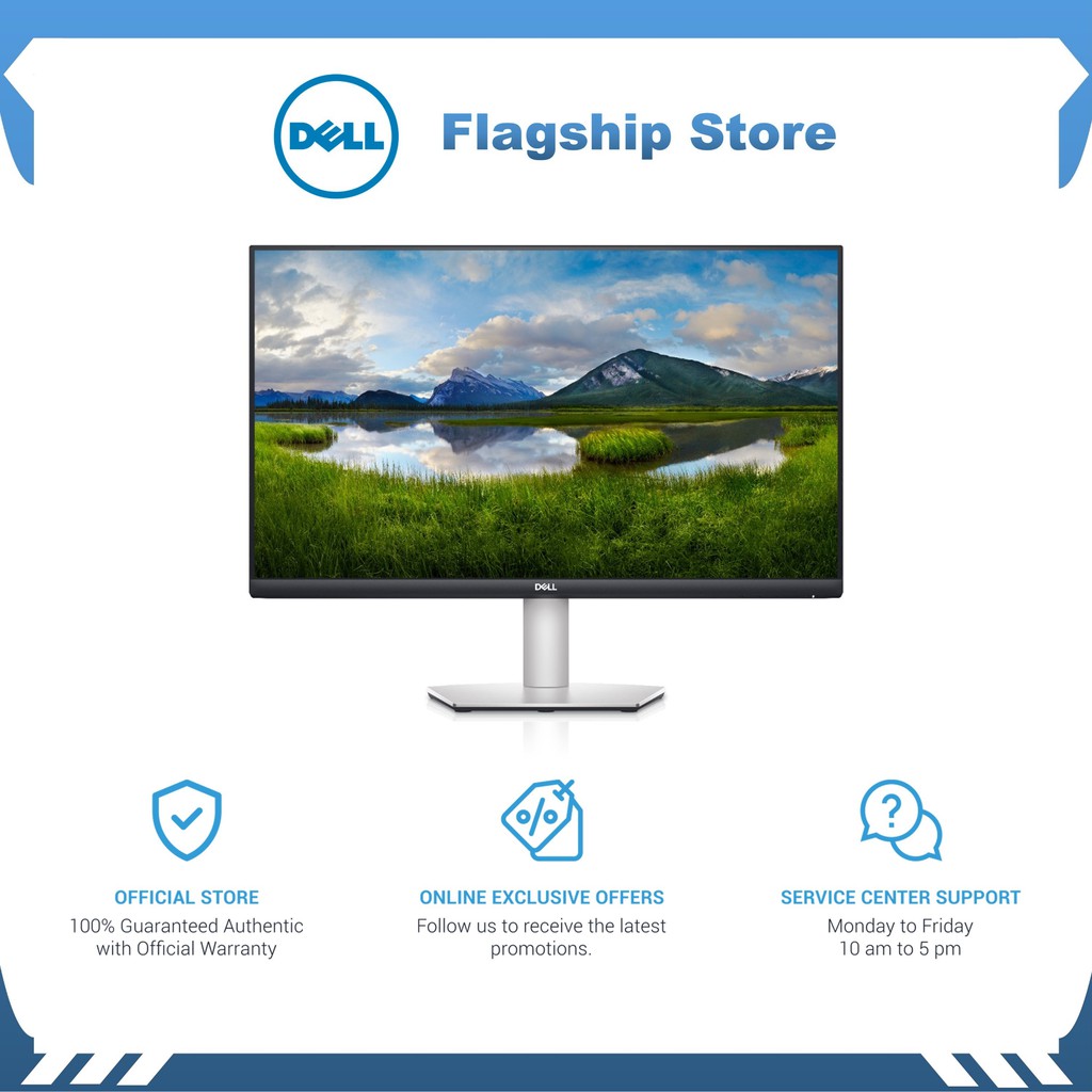 Dell S2721QS Monitor (27 inches, 3840 x 2160 at 60 Hz, White LED