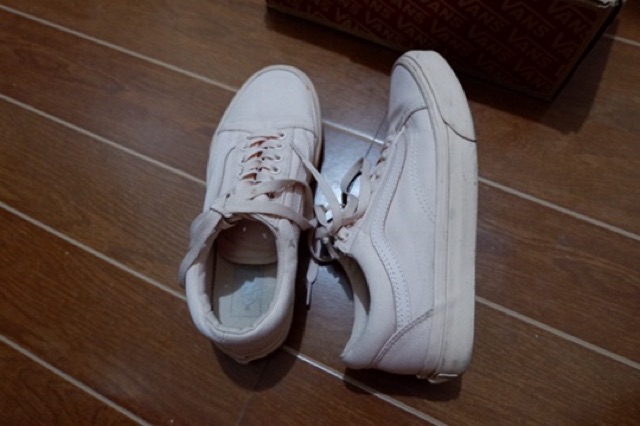 vans old skool peach blush