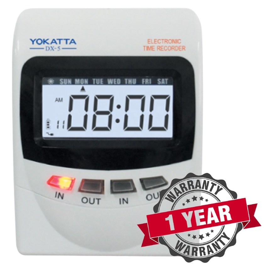 Time Keeping Machine/TIMERECORDER/Bundy Clock DX5 Digital Time