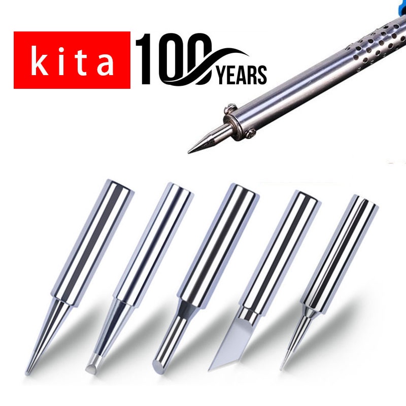 Kita Years Pcs Lot Pure Copper M T Soldering Iron Tip Lead Free Solder Tips Welding Head