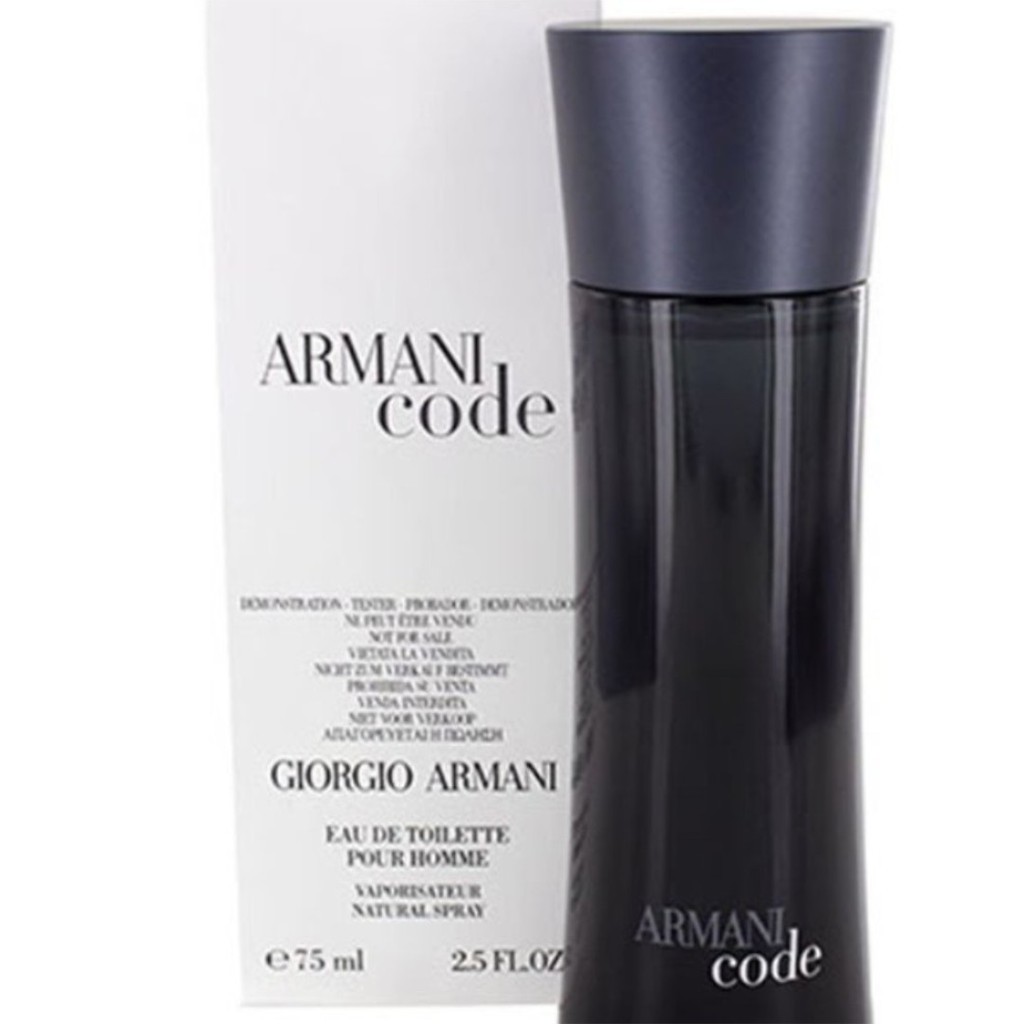 armani code tester