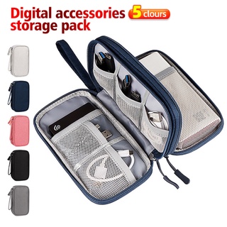 Double Layer Travel Organizer Portable Cable Storage Pouch Gadget Bag Waterproof COD