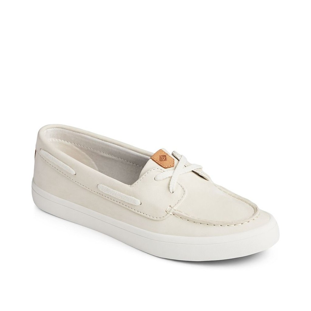 Sperry Women's Sailor Boat Nubuck Sneakers (White) | Shopee Philippines