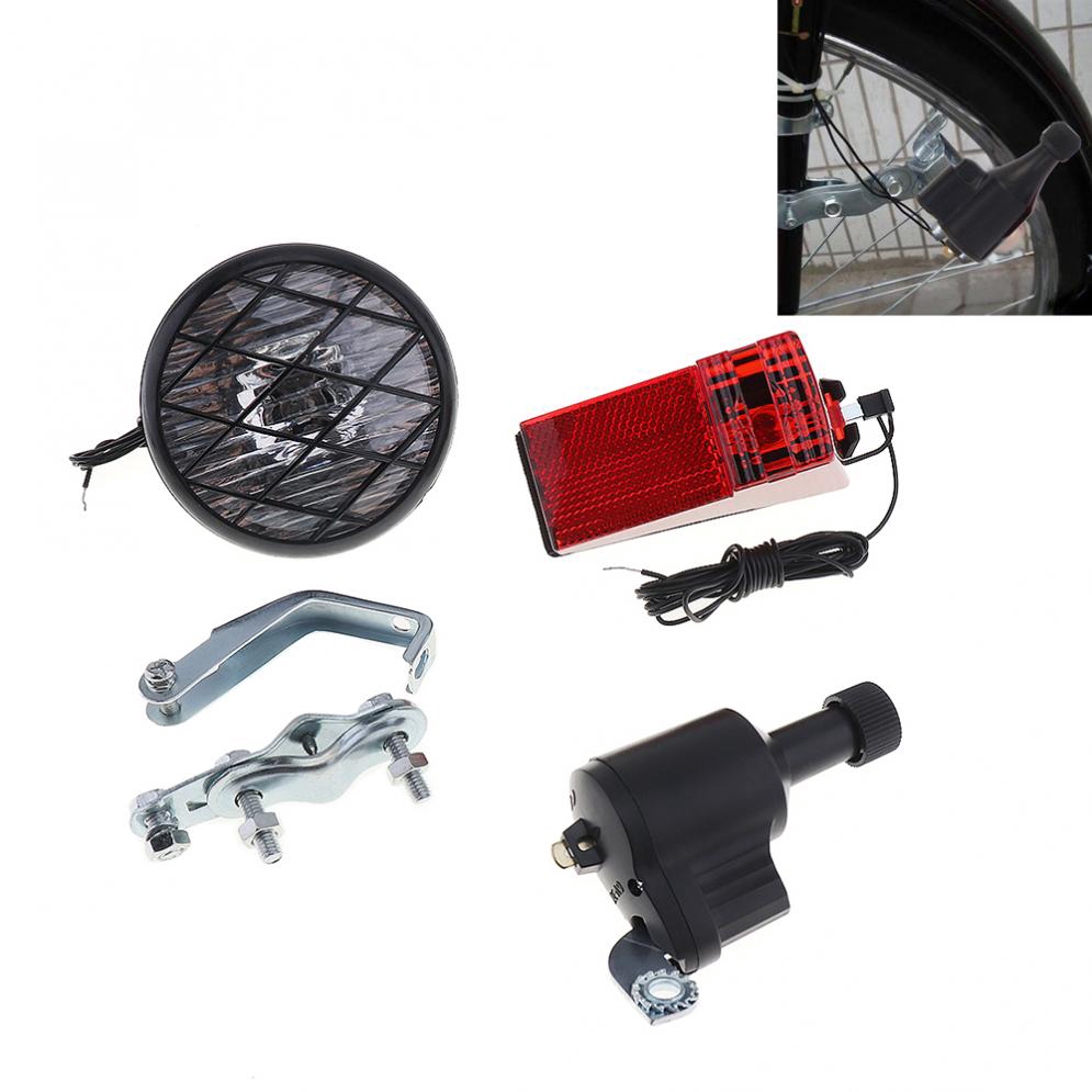 bike dynamo light set