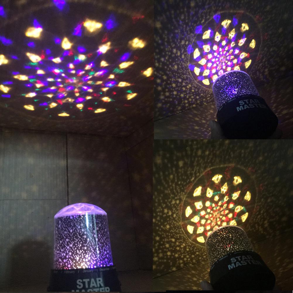 Star Projector Night Light Party Romantic Led Sky Moon Projectors Lamp Kids Bedroom Gift