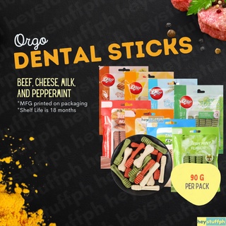 pet treats 90g Orgo Dog Dental Stick Dental Sticks Dental Care Flavored Dental Treat Dentastix #1