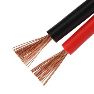 Silicone flexible wires wiring red black 2Pin insulated electric wire ...