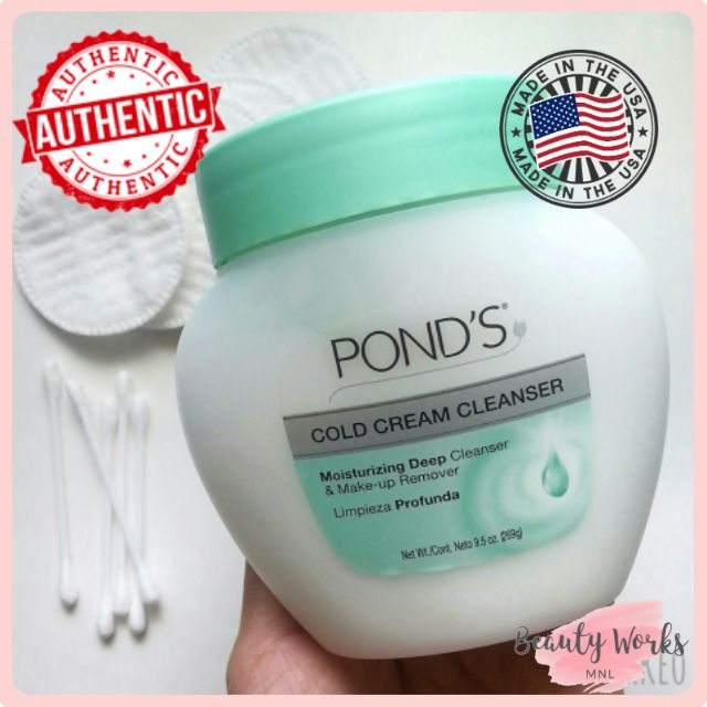 Original POND'S Cold Cream Cleanser & Makeup Remover 172g/269g Shopee