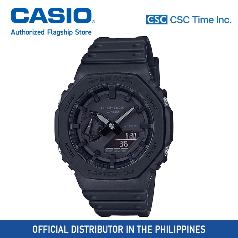 (hot)Casio G-Shock (GA-2100-1A1DR) GA-2100 Black Resin Strap Shock Resistant 200 Meter Analog Digita