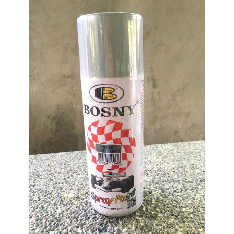 BOSNY SPRAY PAINT PRIMER GREY No. 68 [400cc/300g] Shopee Philippines