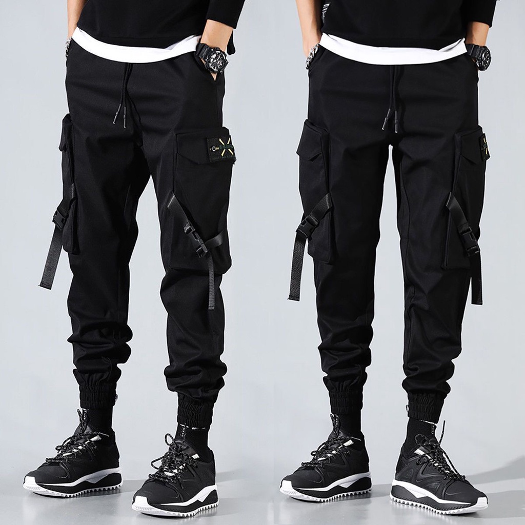 MOLLGE Fashion Work Pants Men Casual Trousers Loose-fitting Pants ...