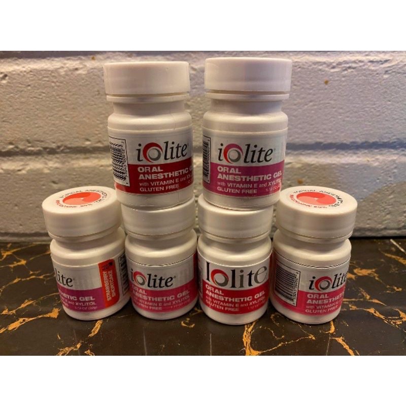 Iolite Benzocaine Oral Anesthetic Gel Topical with Vitamin E and