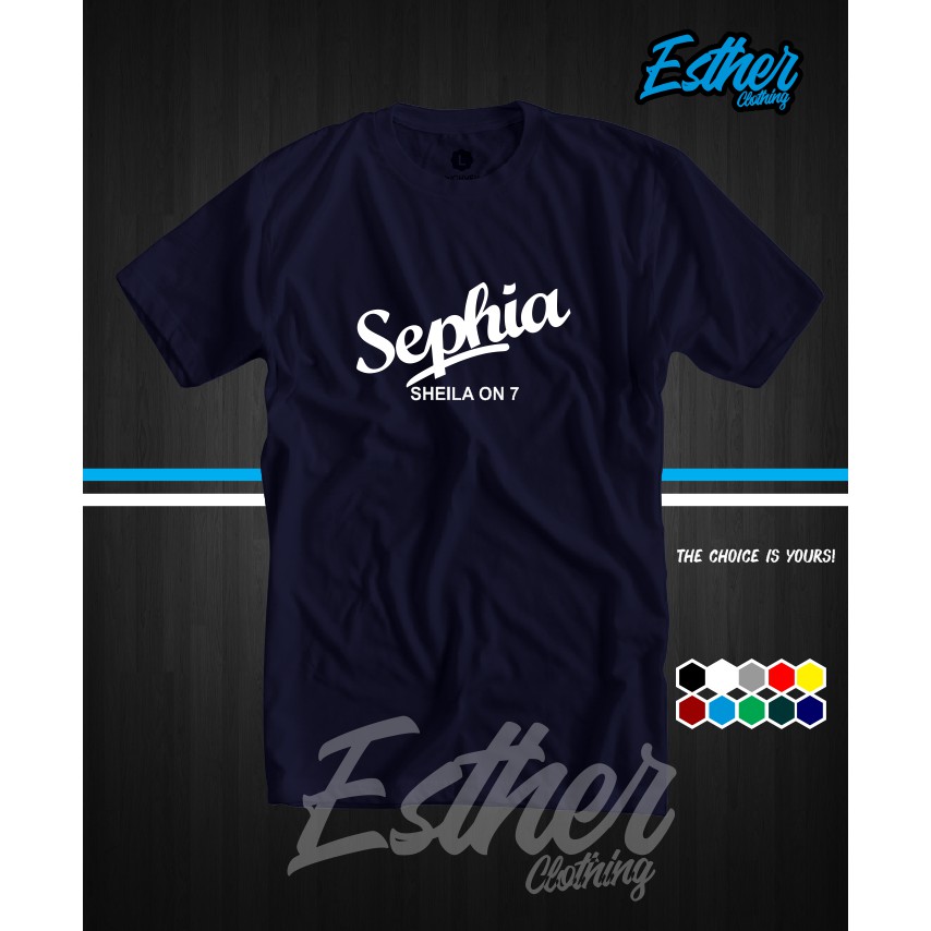 Latest Sheila On 7 Sephia T Shirt So7 Premium Distro Quality Band Music Shirt Shopee Philippines