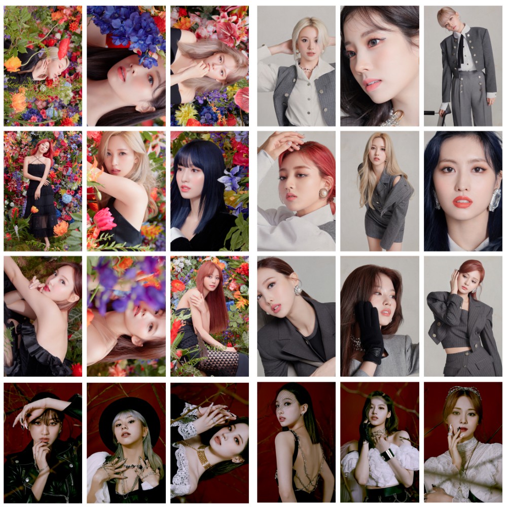 TWICE UNOFFICIAL PHOTOCARDS SET (EYES WIDE OPEN + CRY FOR ME) | Shopee ...