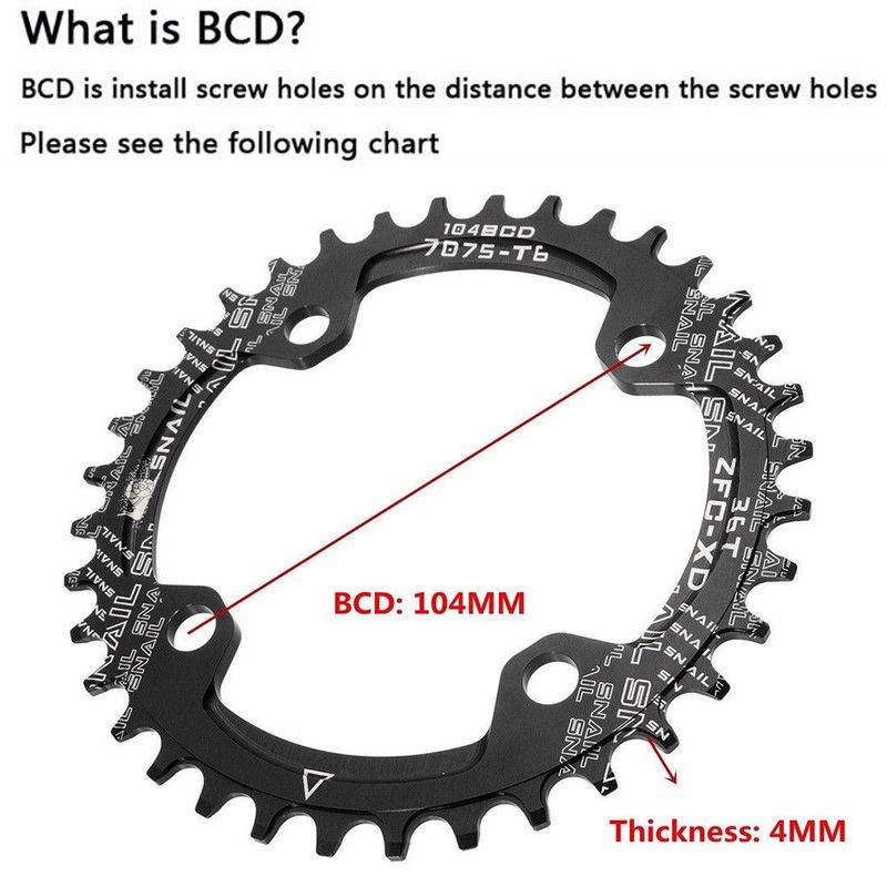 snail oval chainring