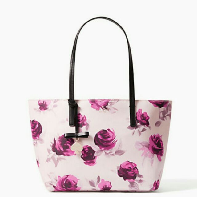 Kate Spade Hawthorne Lane Ryan Roses Tote | Shopee Philippines