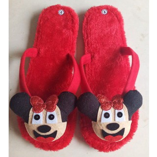 Minnie Mouse 1PAIR Indoor/ Bedroom/ House Slipper | Shopee ...