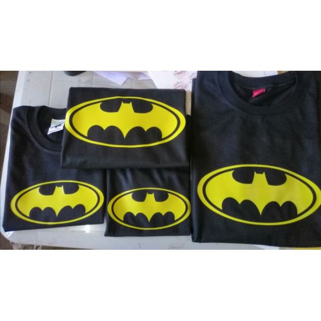 Family t-shirts 6: Batman Design(price for 1 shirt only-see description  below) | Shopee Philippines