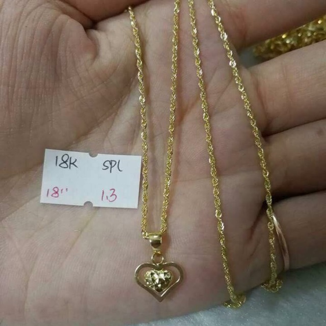 18k Saudi Gold Necklace | Shopee Philippines