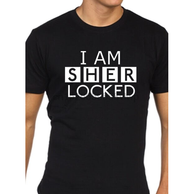 Sherlock Holmes T Shirt Fan I Am Sherlocked Mens Shopee Philippines