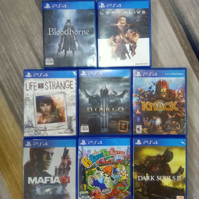 second hand ps4 with games