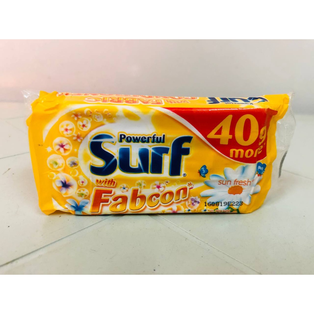 Surf Bar Detergent Sun Fresh 130g Jumbo Cut Per Pc Shopee Philippines