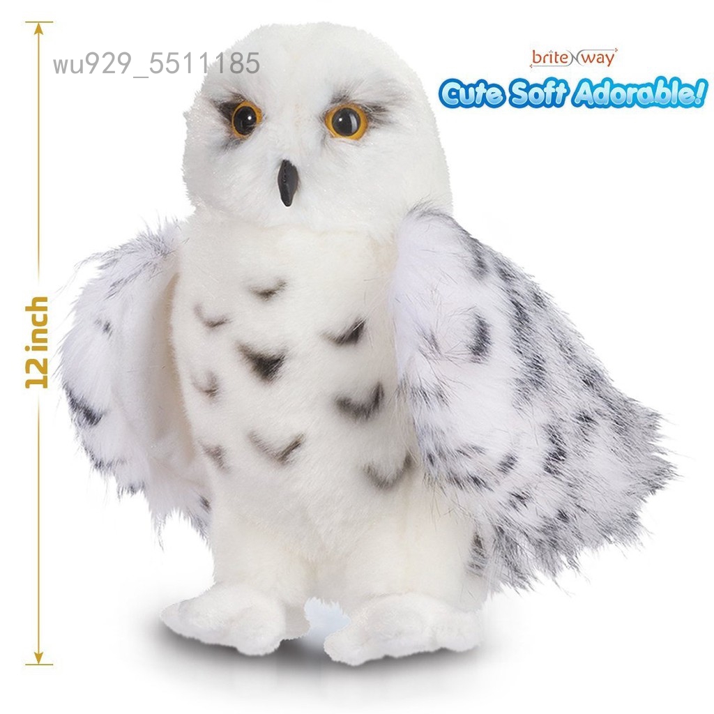 white stuffed owl