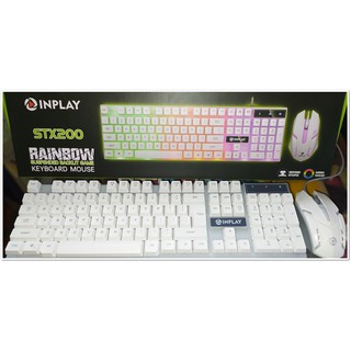 Gaming Keyboard and Mouse RGB Inplay STX200 Backlit USB | Shopee ...