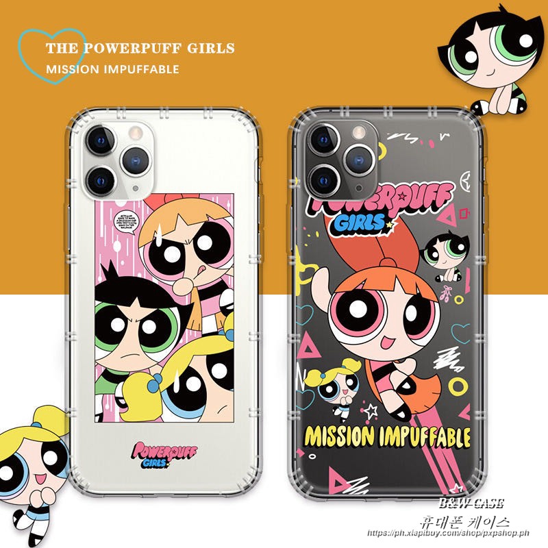 Cartoon Cute Powerpuff Girls For Iphone 12 11 Pro Max Ix Xs Max Iphone 7 I8 Plus Xr Se2 Phone Case Fashion Full Soft Cover Shopee Philippines