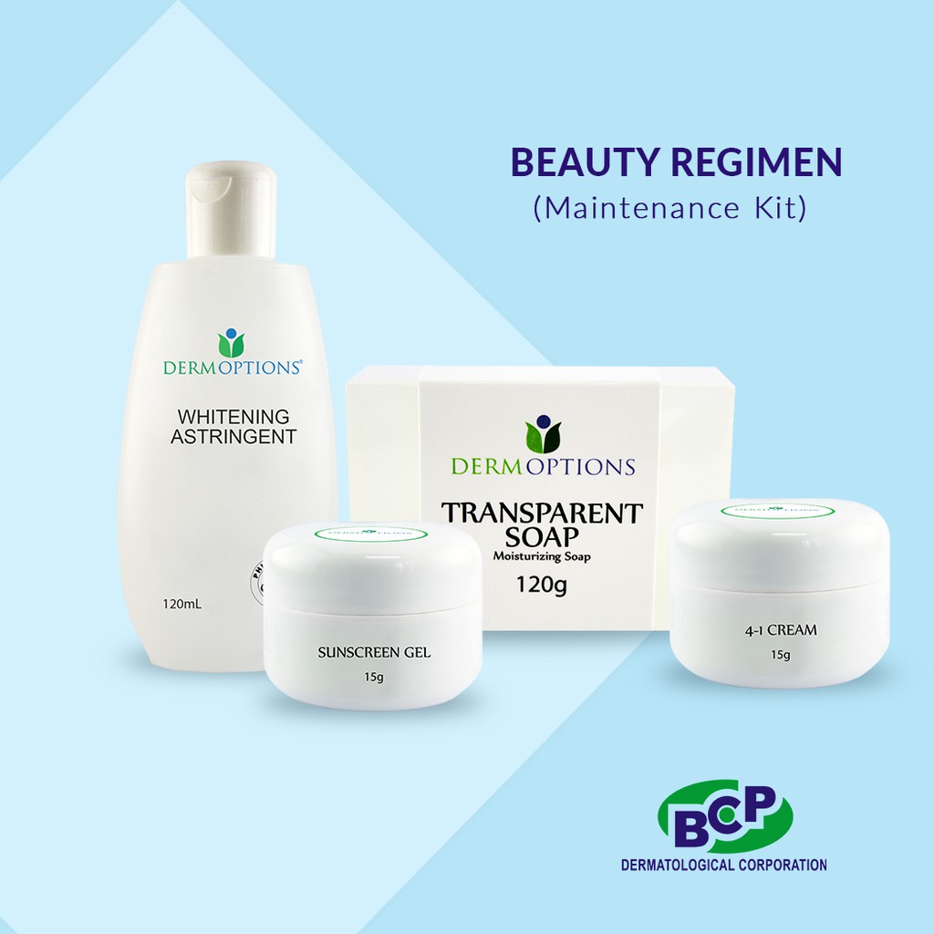Derm Options Beauty Regimen (Maintenance) Shopee Philippines