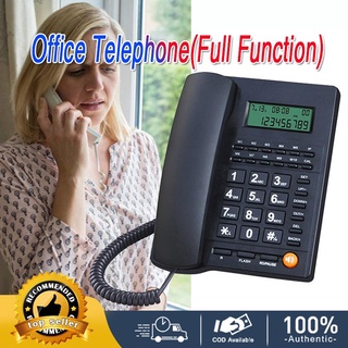 Large Screen Caller ID Display Landline Wired Home Office Fixed Telephone No Battery