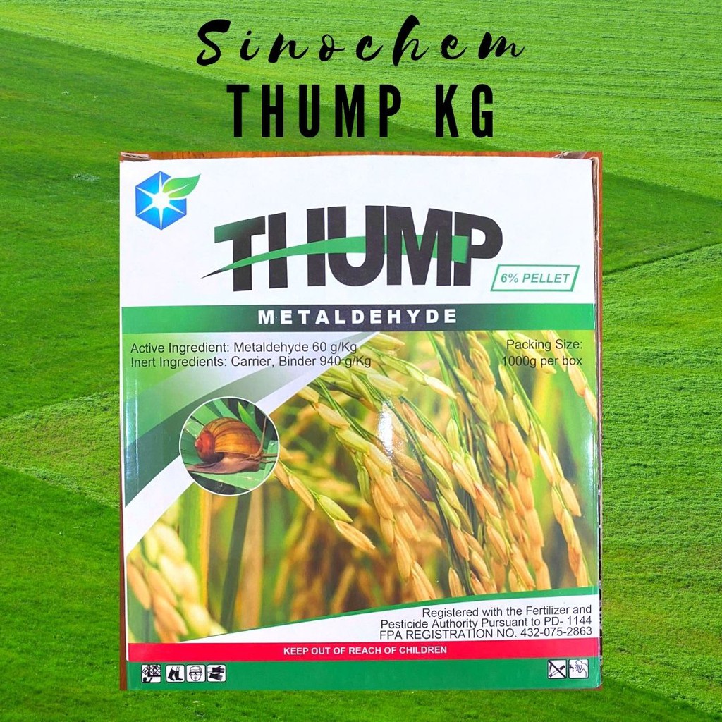 Sinochem THUMP KG Metaldehyde Molluscicide (Sold By 1Kg Box) | Shopee ...