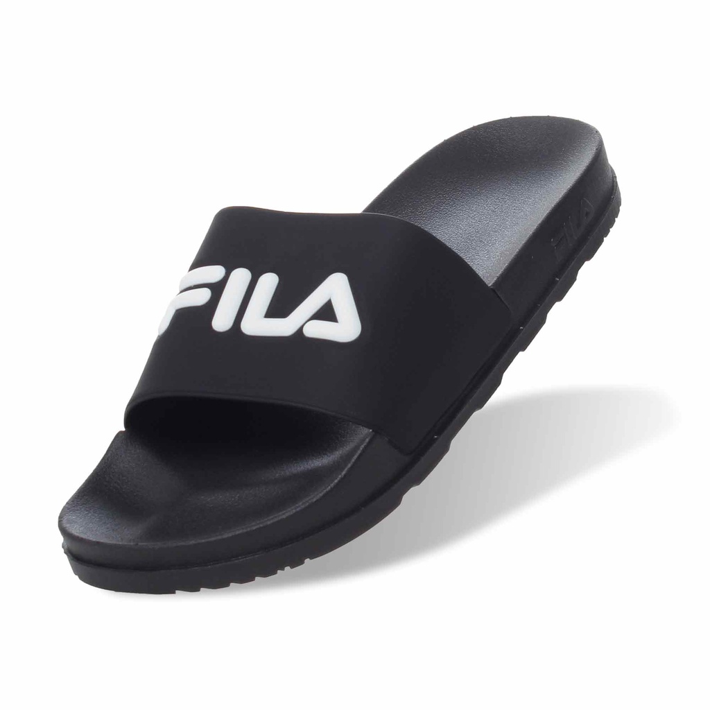 fila black slippers