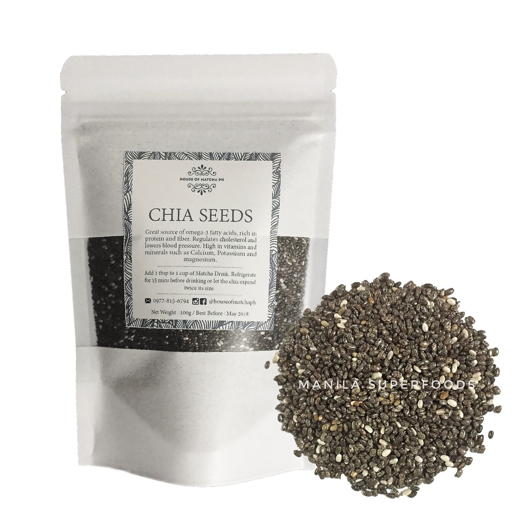 Organic Chia Seeds 100g 500g 1kg Healthy Living And Weightloss Shopee Philippines 2220