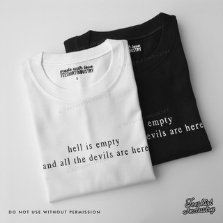 ●□Hell Is Empty And All The Devils Are Here - Aesthetic Tumblr Tee Shirt #1