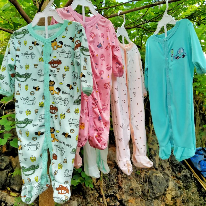 Sni Premium Sleepsuit Baby Nightgowns Pajamas Jumpsuit Bodysuit Long