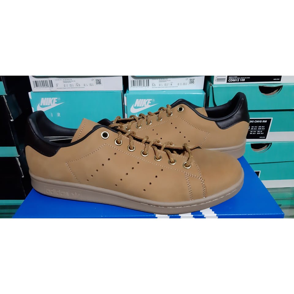 Asesino Rubicundo Intentar Adidas Stan Smith Brown Gum | Shopee Philippines