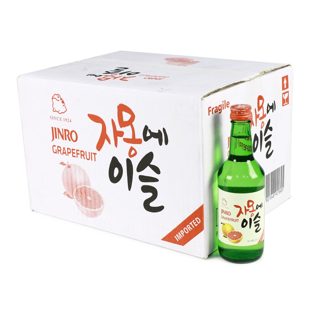 Jinro Chamisul Grapefruit Soju Case 20X360ml Shopee Philippines