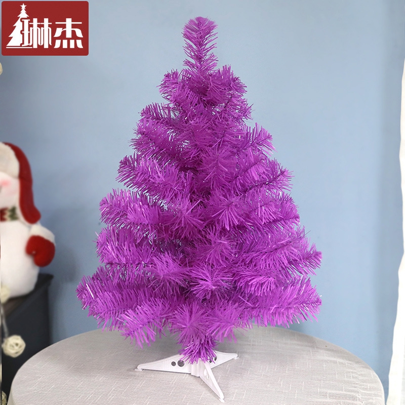 purple christmas tree